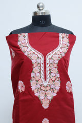 Maroon colour salwar kameez