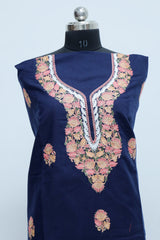 Blue colour salwar kameez