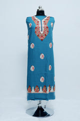 Blue colour salwar kameez