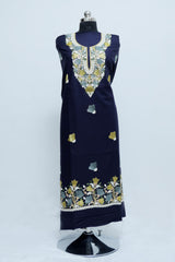Blue colour salwar kameez