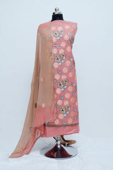 Peach colour salwar kameez