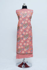 Peach colour salwar kameez