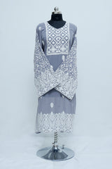 Grey colour kurti