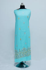 Blue colour salwar kameez