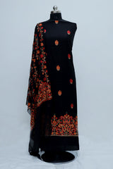 Black colour salwar kameez