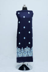 Blue colour salwar kameez