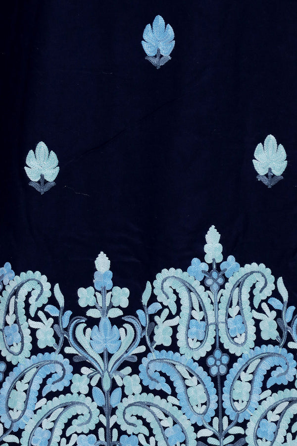 Blue colour salwar kameez