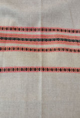 Plain Brown Men Shawl - Semi Pashmina Shawl