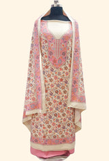Beautiful Kashmiri Print Woolen Salwar Kameez
