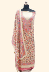 Beautiful Kashmiri Print Woolen Salwar Kameez