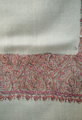 Brown Colour Mens Embroidery Shawl