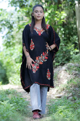 Black colour kaftan - CraftKashmir