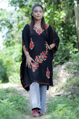 Black colour kaftan - CraftKashmir