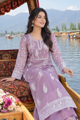 Purple colour kurti CraftKashmir