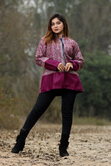 Kashmiri Purple Jacket - CraftKashmir