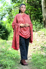 Pink colour shawl - CraftKashmir