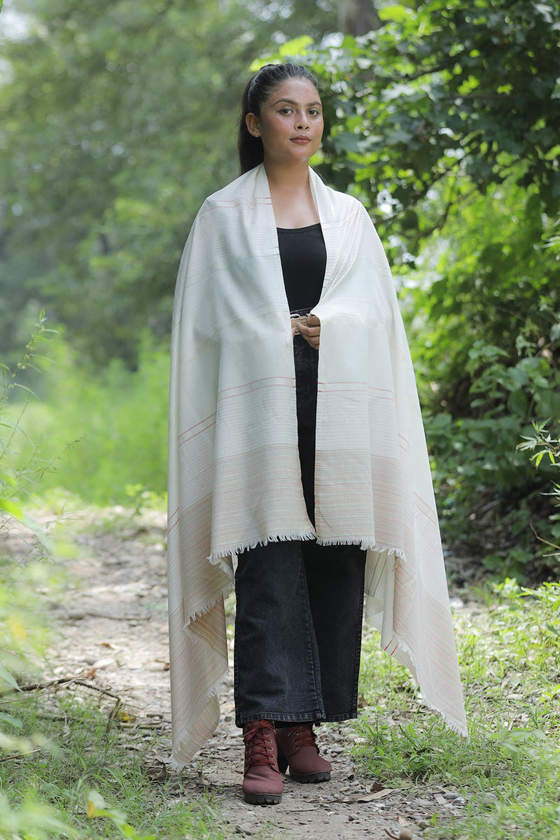 White colour shawl