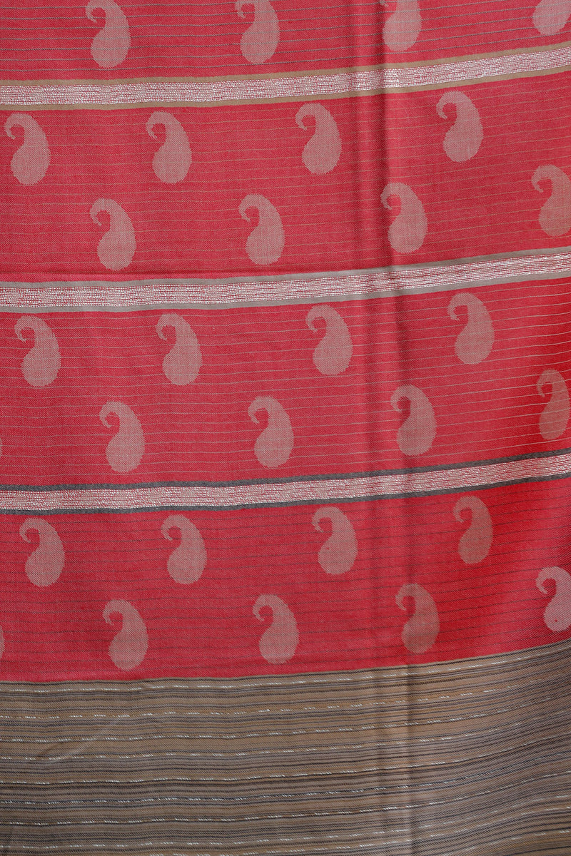 Maroon colour shawl