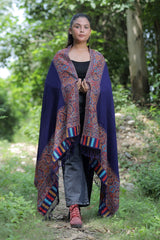Blue colour shawl