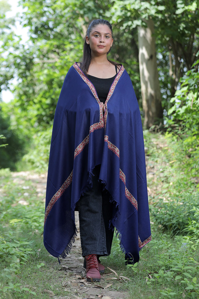 Blue colour shawl