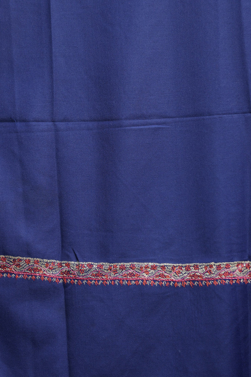 Blue colour shawl - CraftKashmir
