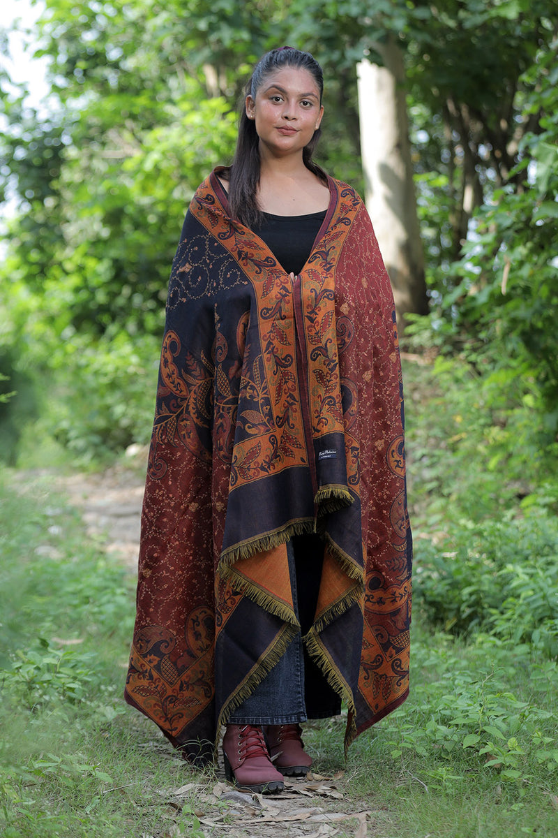 Blue colour shawl