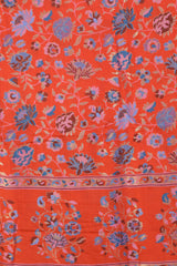 Orange colour shawl