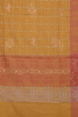 Mustard colour shawl - CraftKashmir