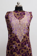 Purple colour salwar kameez
