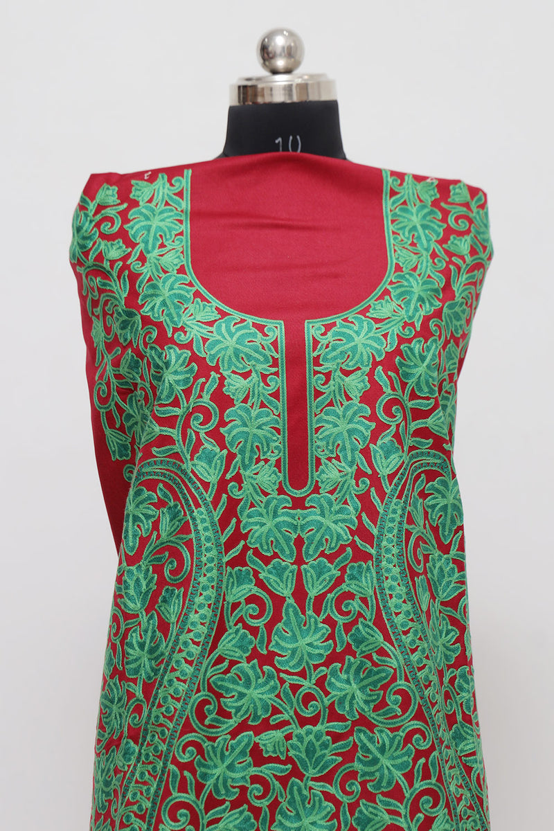 Maroon colour salwar kameez