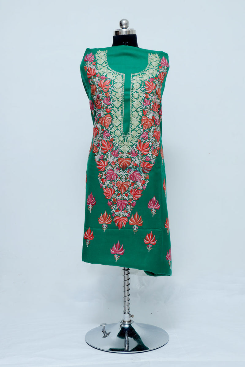 Green colour salwar kameez