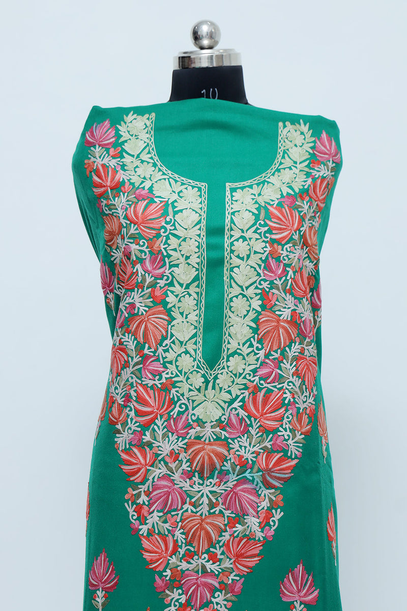 Green colour salwar kameez