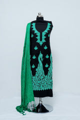 Black Colour salwar kameez - CraftKashmir