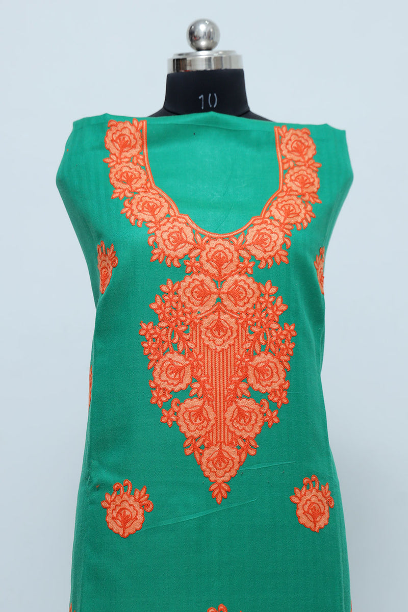 Green colour salwar kameez