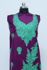 Purple colour salwar kameez