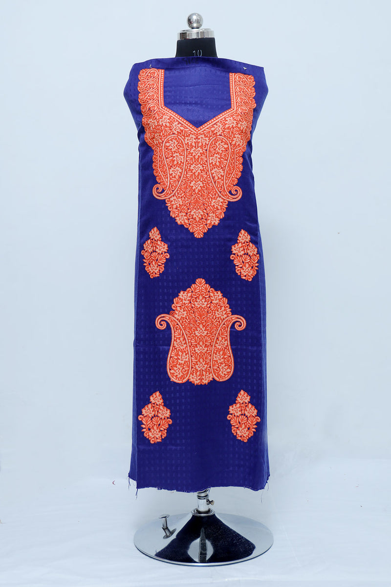 Blue colour salwar kameez