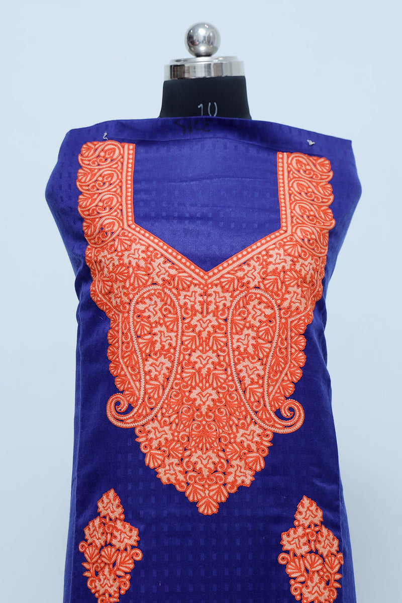 Blue colour salwar kameez