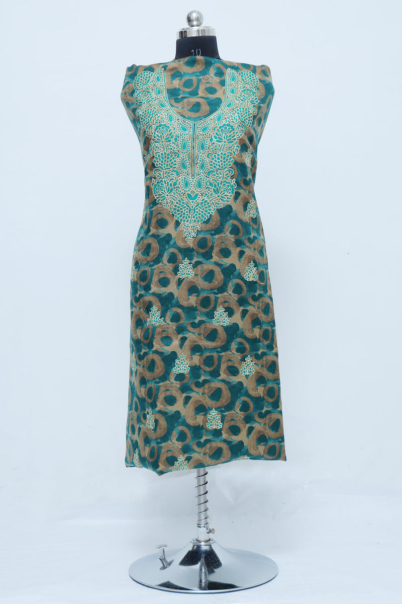 Green colour salwar kameez