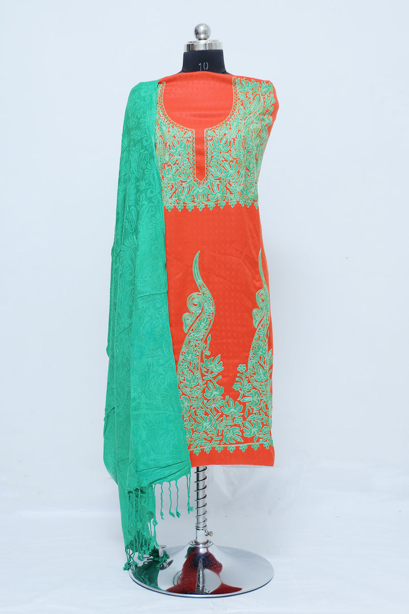 Orange colour salwar kameez