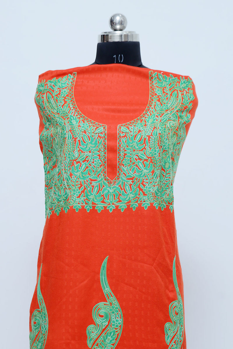 Orange colour salwar kameez