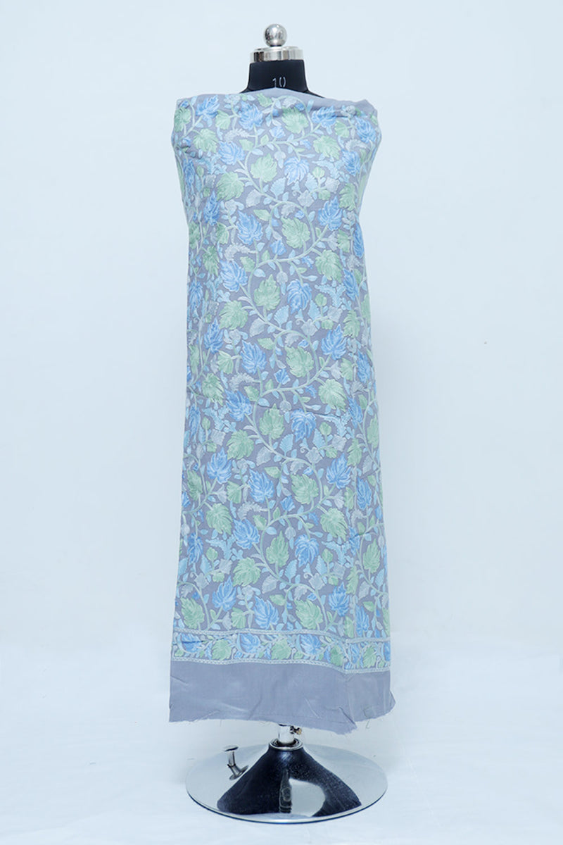 Grey colour salwar kameez