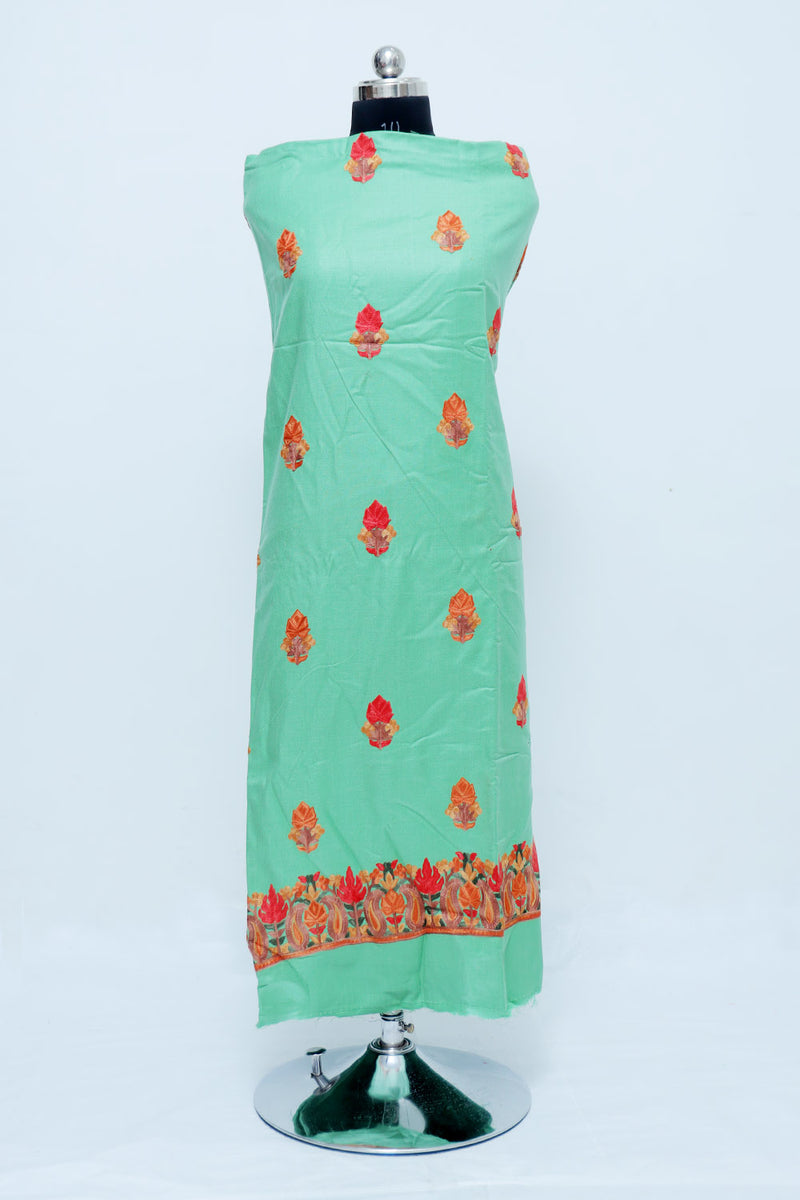 Green colour salwar kameez