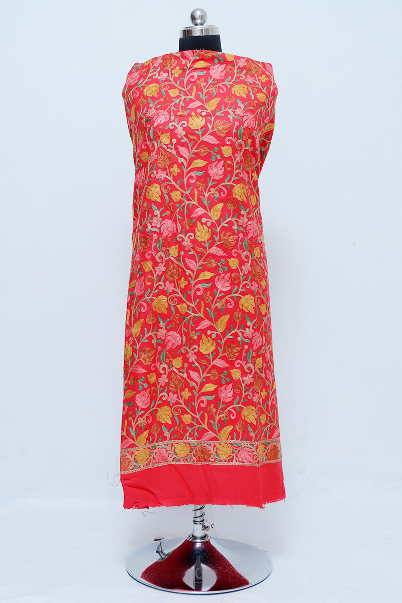 Red colour salwar kameez