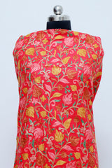 Red colour salwar kameez