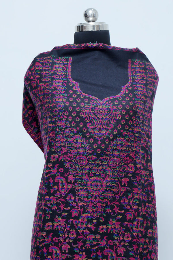 Black colour salwar kameez