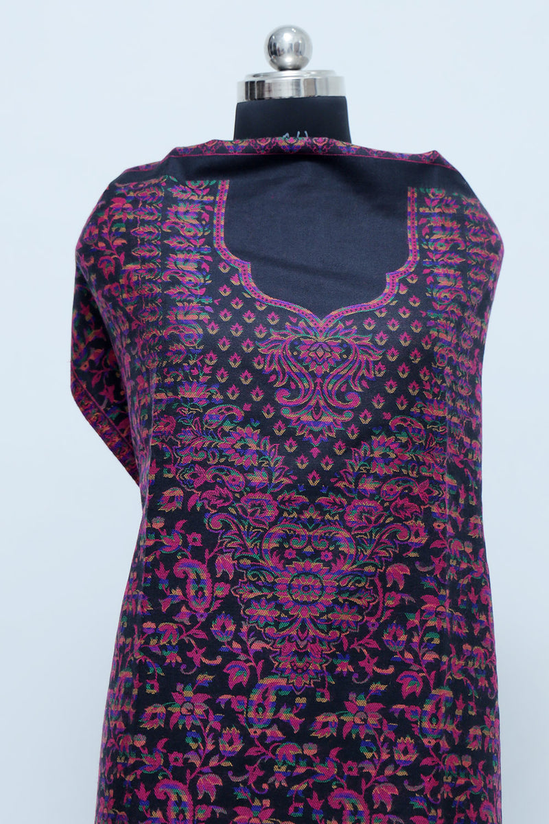 Black colour salwar kameez