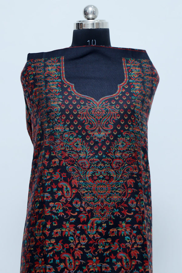 Black colour salwar kameez