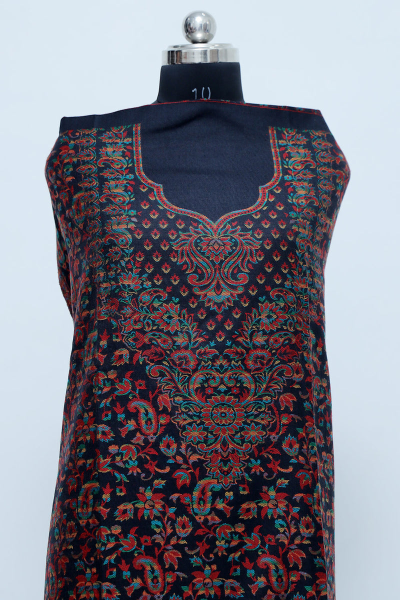Black colour salwar kameez