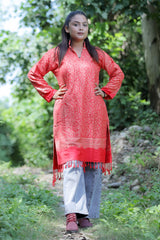 Red colour kurti