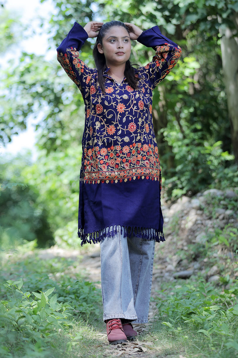 Blue colour kurti
